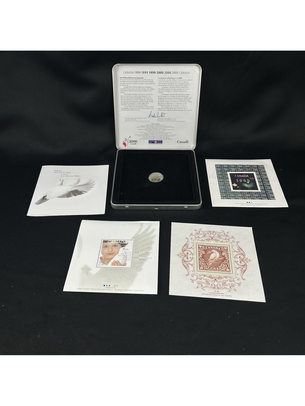 Royal Canadian Mint Canada Post Millennium Keepsake Stamps & Coin Collection - Picture 7 of 16